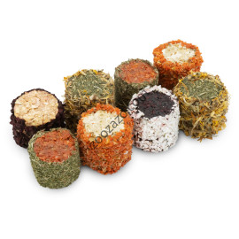 Лакомство за Гризачи, рула от зеленчуци, билки и цветя 190 гр. - JR FARM Sushi-Rolls 